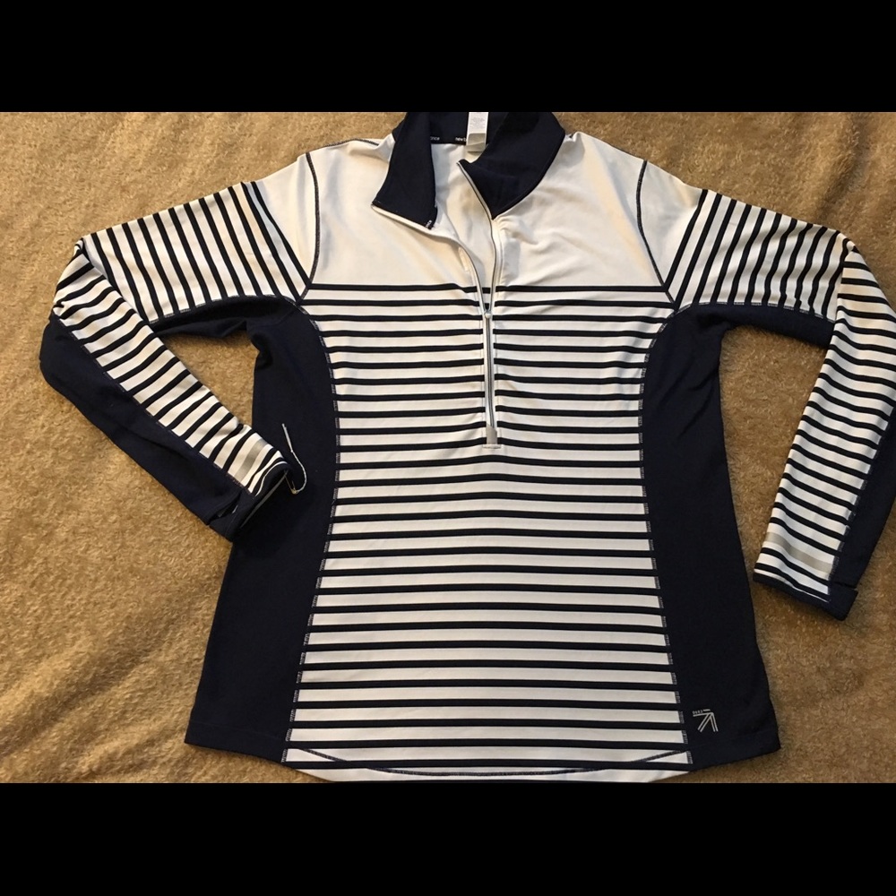 New Balance®  JCrew In-Transit Pullover Stripe